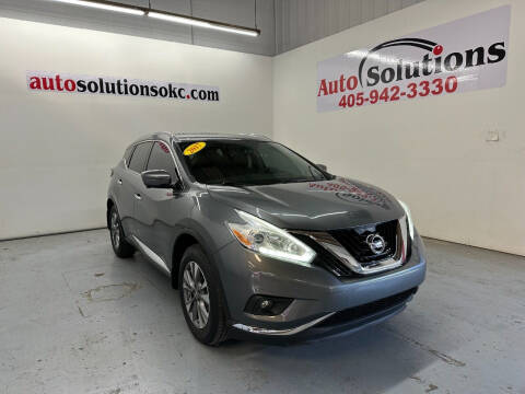 2017 Nissan Murano for sale at Auto Solutions in Warr Acres OK