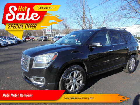 2016 GMC Acadia for sale at Cade Motor Company in Lawrenceville NJ
