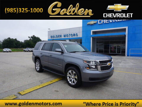 2019 Chevrolet Tahoe for sale at GOLDEN MOTORS in Cut Off LA