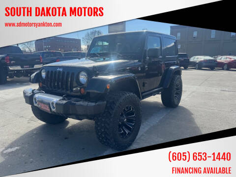 2011 Jeep Wrangler for sale at SOUTH DAKOTA MOTORS in Yankton SD