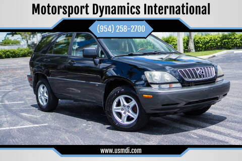 2001 Lexus RX 300 for sale at Motorsport Dynamics International in Pompano Beach FL