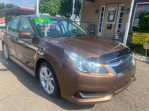 2013 Subaru Legacy for sale at G & G Auto Sales in Steubenville OH