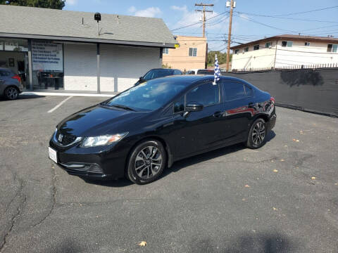 2015 Honda Civic for sale at E and M Auto Sales in Bloomington CA