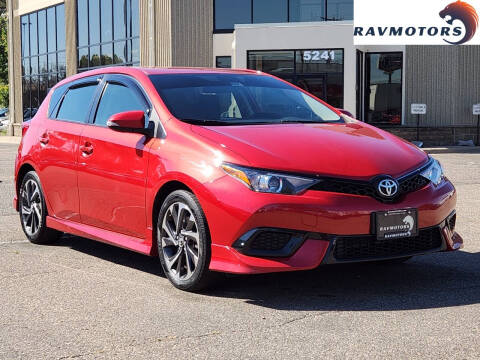 2018 Toyota Corolla iM for sale at RAVMOTORS - CRYSTAL in Crystal MN