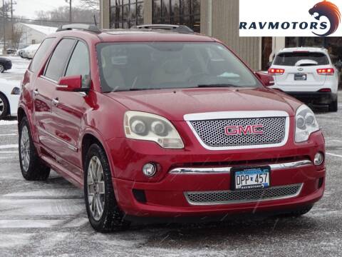 2012 GMC Acadia for sale at RAVMOTORS 2 in Crystal MN