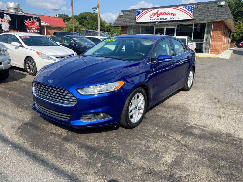 2016 Ford Fusion for sale at American Auto Sales LLC in Charlotte NC