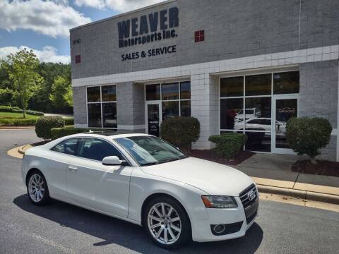 2011 Audi A5 for sale at Weaver Motorsports Inc in Cary NC