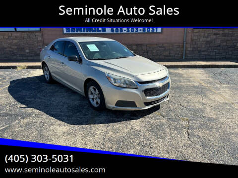 2014 Chevrolet Malibu for sale at Seminole Auto Sales in Seminole OK