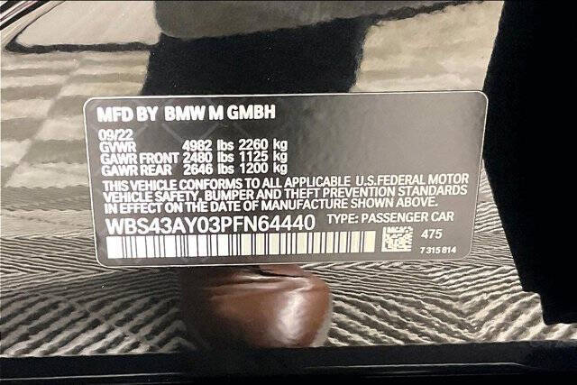 2023 BMW M3 Competition xDrive