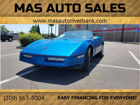 1990 Chevrolet Corvette for sale at MAS AUTO SALES in Riverbank CA