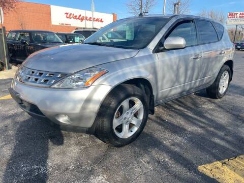 2004 Nissan Murano for sale at Best Auto Sales & Service in Des Plaines IL