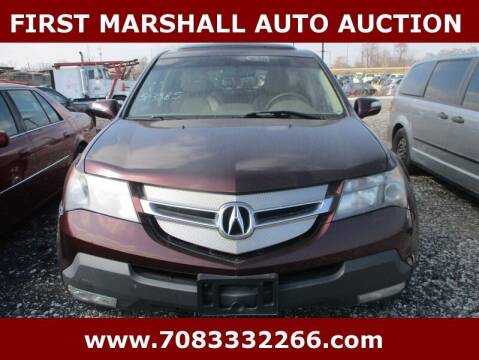2009 Acura MDX for sale at First Marshall Auto Auction in Harvey IL