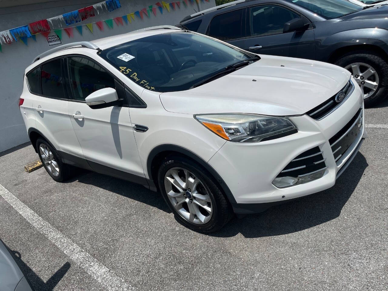 White Platinum Metallic Tri-Coat 2014 Ford Escape Titanium Titanium 4dr SUV 1