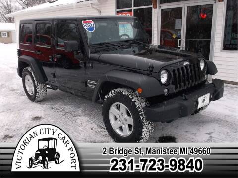 2017 Jeep Wrangler Unlimited for sale at Victorian City Car Port INC in Manistee MI