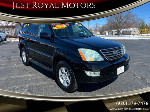 2008 Lexus GX 470 for sale at Just Royal Motors in Omro WI