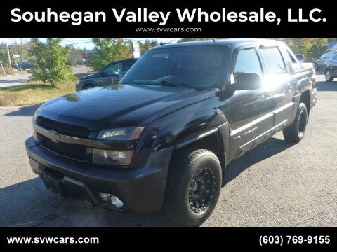 2002 Chevrolet Avalanche for sale at Souhegan Valley Wholesale, LLC. in Milford NH