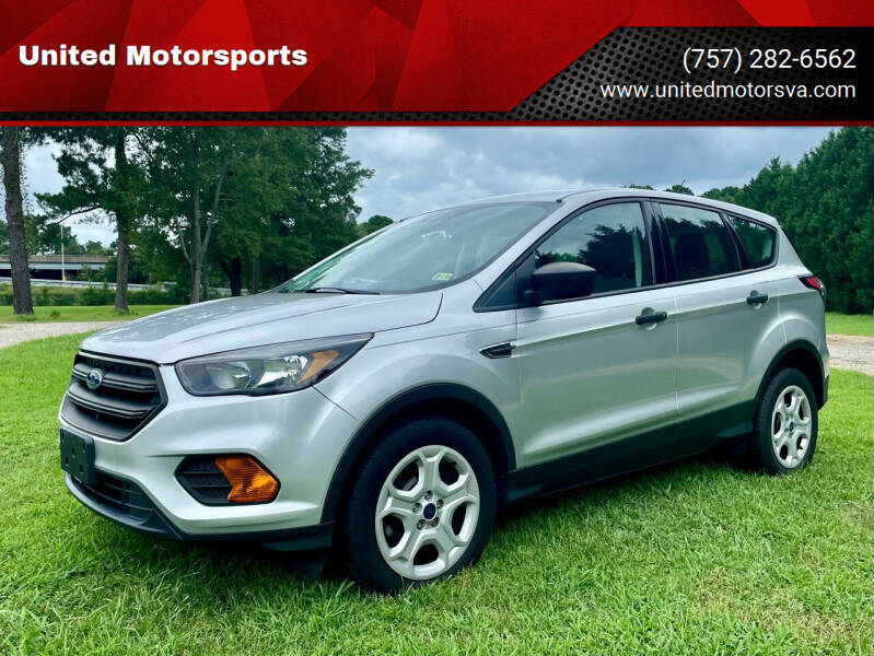 2018 Ford Escape for sale at United Motorsports in Virginia Beach VA