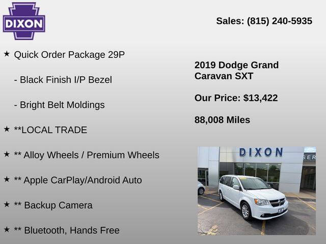 2019 Dodge Grand Caravan SXT