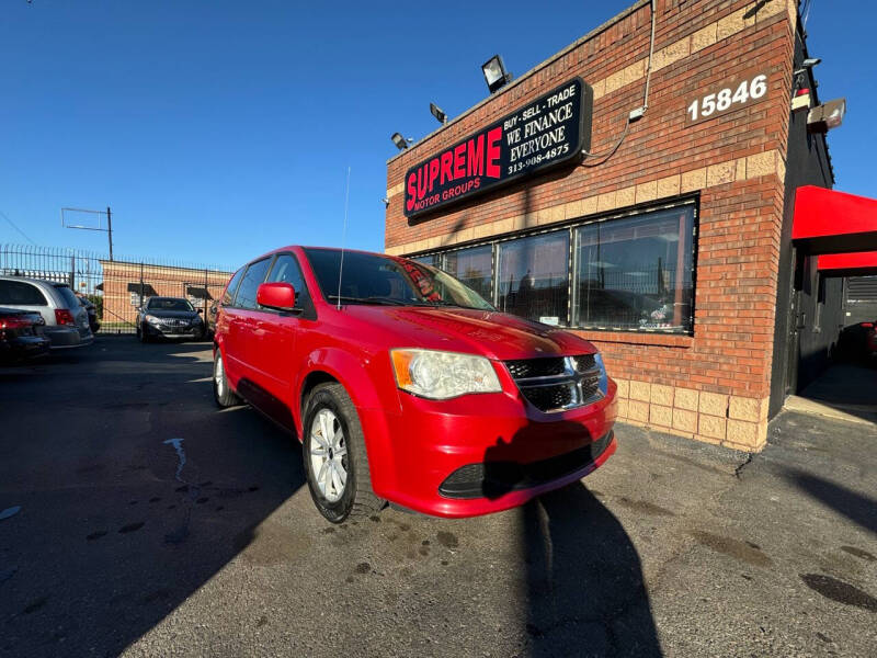 2013 Dodge Grand Caravan for sale at Supreme Motor Groups in Detroit MI