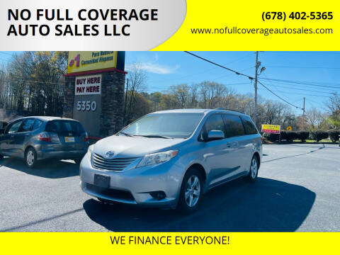 2015 Toyota Sienna for sale at NO FULL COVERAGE AUTO SALES LLC in Austell GA