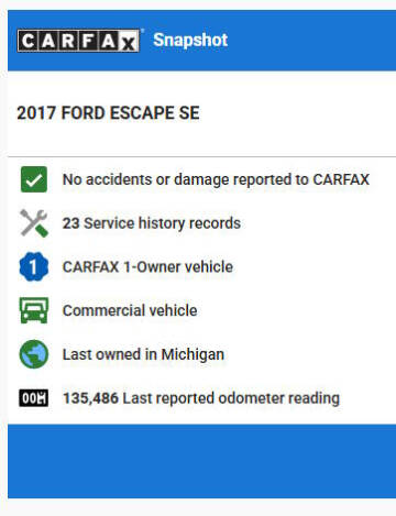 2017 Ford Escape SE