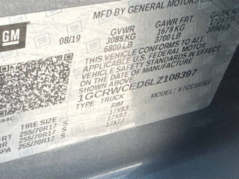 2020 Chevrolet Silverado 1500 LT