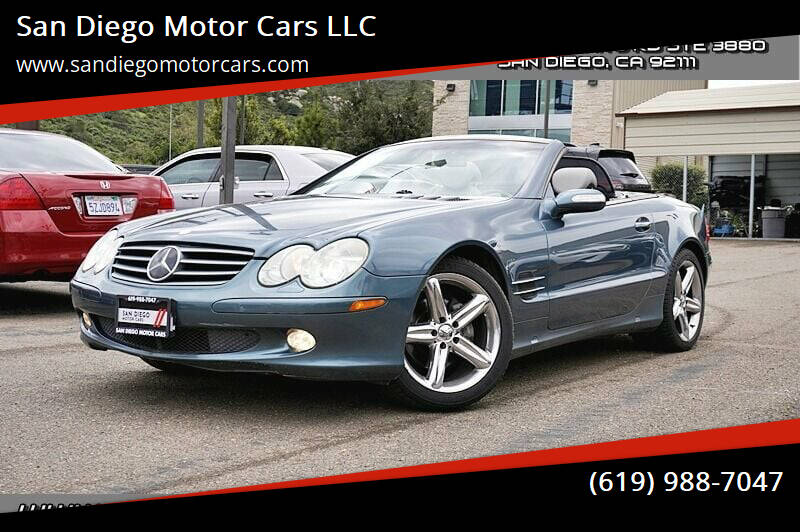 2004 Mercedes-Benz SL-Class for sale at San Diego Motor Cars LLC in Spring Valley CA