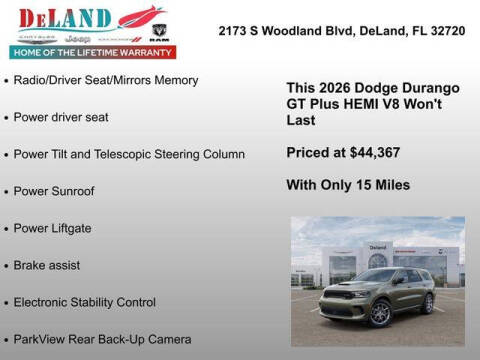 2026 Dodge Durango GT HEMI Plus