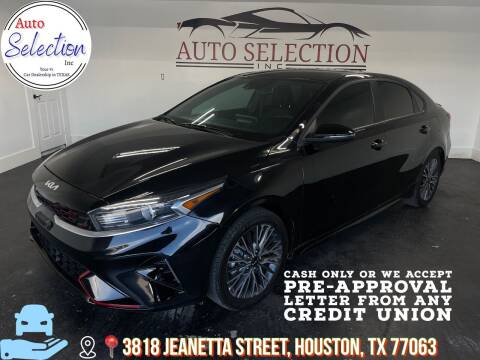 2022 Kia Forte for sale at Auto Selection Inc. in Houston TX
