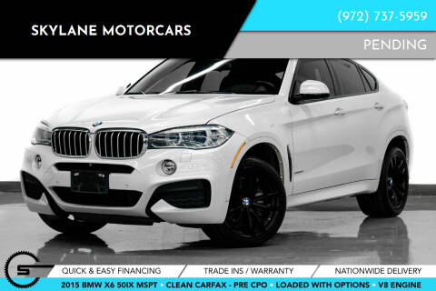 2015 BMW X6 for sale at Skylane Motorcars in Carrollton TX
