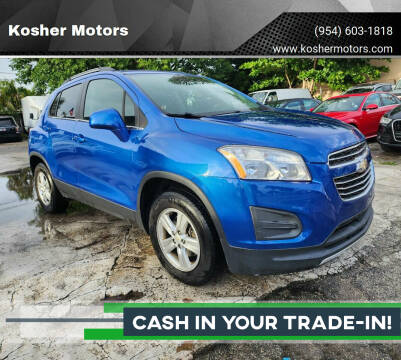 2015 Chevrolet Trax for sale at Kosher Motors in Hollywood FL