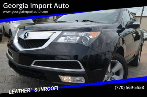 2010 Acura MDX for sale at Georgia Import Auto in Alpharetta GA