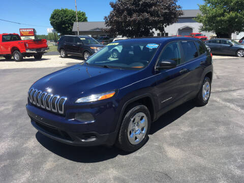 2014 Jeep Cherokee for sale at JACK'S AUTO SALES in Traverse City MI
