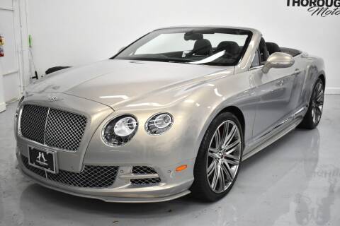 2015 Bentley Continental for sale at Thoroughbred Motors in Wellington FL