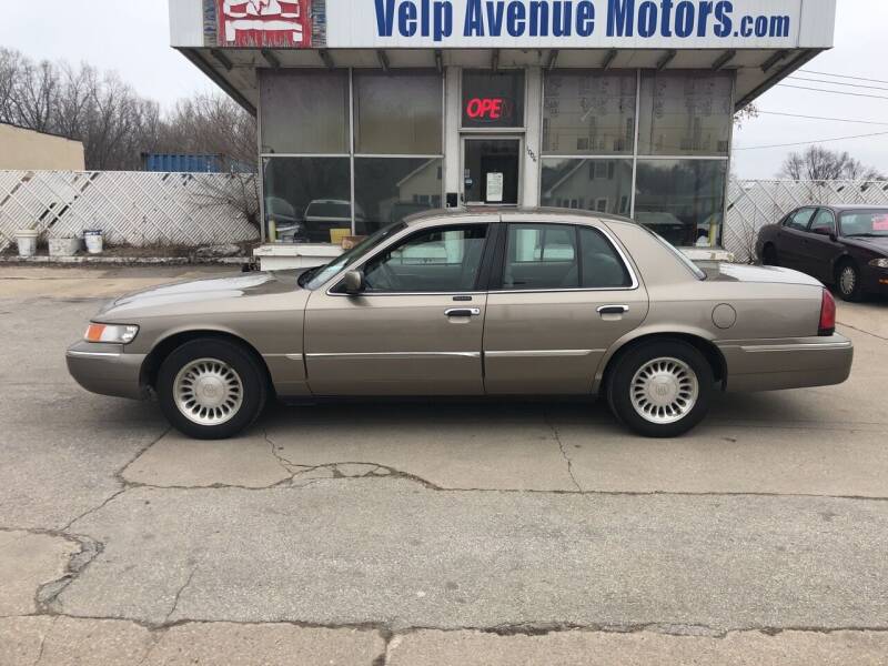 2001 Mercury Grand Marquis for sale at Velp Avenue Motors LLC in Green Bay WI