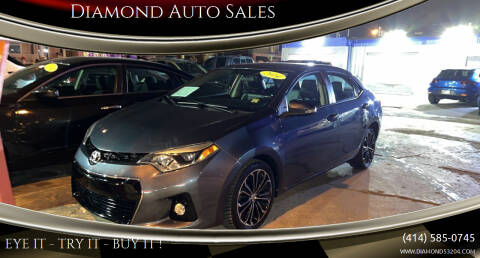 2014 Toyota Corolla for sale at DIAMOND AUTO SALES LLC in Milwaukee WI