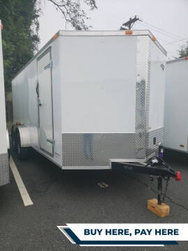2021 Kaufman 7x16 Standard Enclosed Trailer for sale at Big Daddy's Trailer Sales in Winston Salem NC