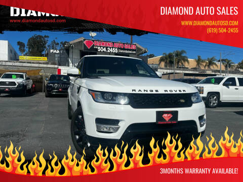 2014 Land Rover Range Rover Sport for sale at DIAMOND AUTO SALES in El Cajon CA