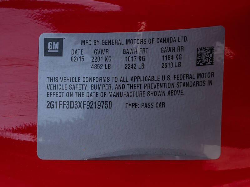 2015 Chevrolet Camaro LT