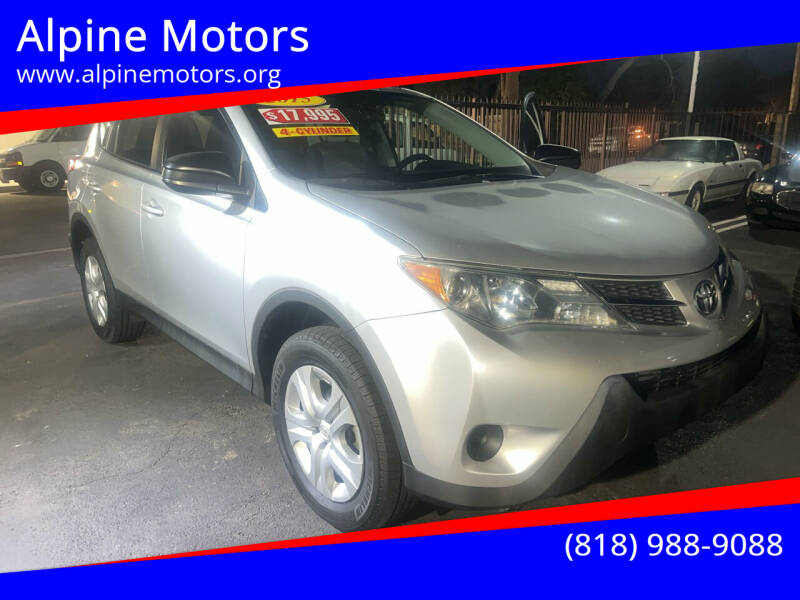 2015 Toyota RAV4 for sale at Alpine Motors in Van Nuys CA