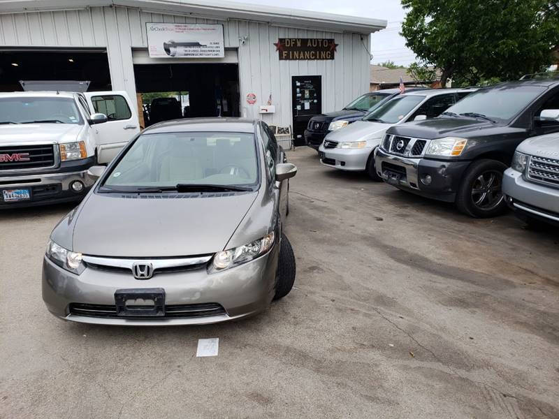 2007 Honda Civic for sale at Bad Credit Call Fadi in Dallas TX