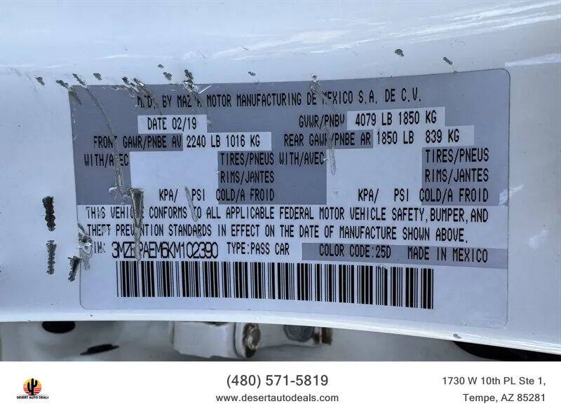 2019 Mazda Mazda3 Sedan Premium