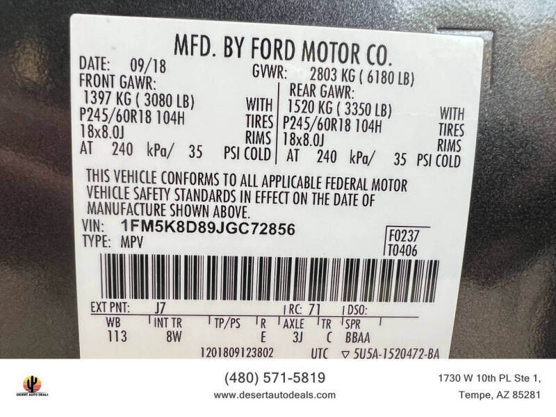 2018 Ford Explorer XLT
