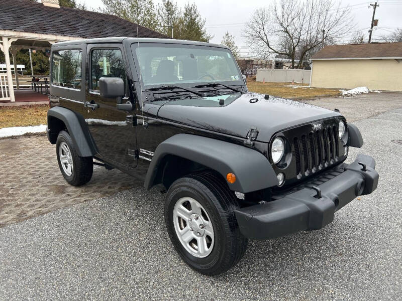 2016 Jeep Wrangler for sale at CROSSROADS AUTO SALES in West Chester PA