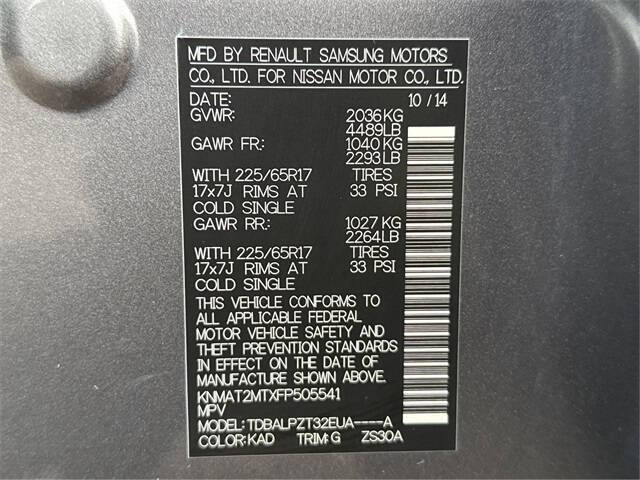 2015 Nissan Rogue SV