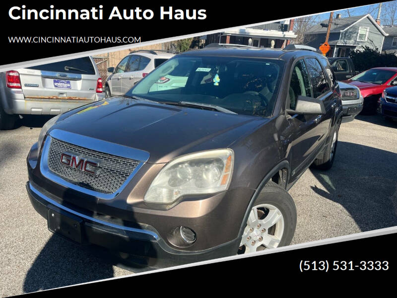 2010 GMC Acadia for sale at Cincinnati Auto Haus in Cincinnati OH