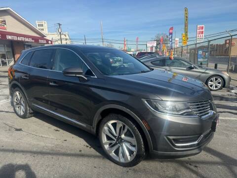 2017 Lincoln MKX for sale at United auto sale LLC in Newark NJ