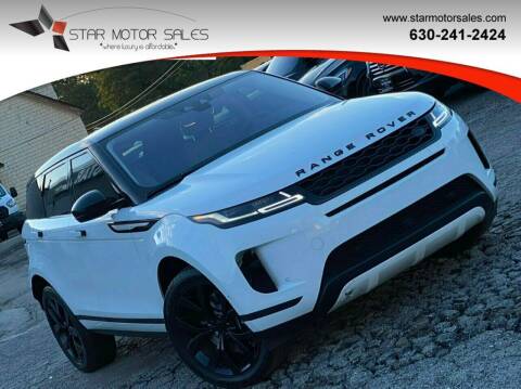 2020 Land Rover Range Rover Evoque for sale at Star Motor Sales in Downers Grove IL