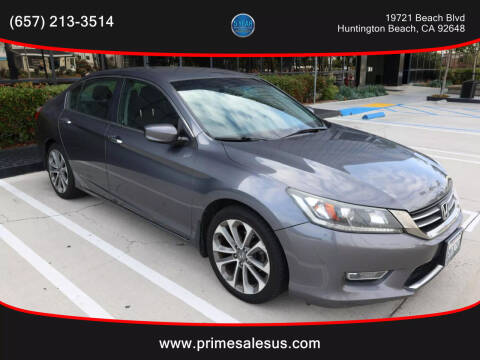 2013 Honda Accord for sale at Prime Sales in Huntington Beach CA