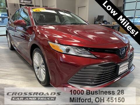 2018 Toyota Camry Hybrid for sale at Crossroads Car & Truck in Milford OH